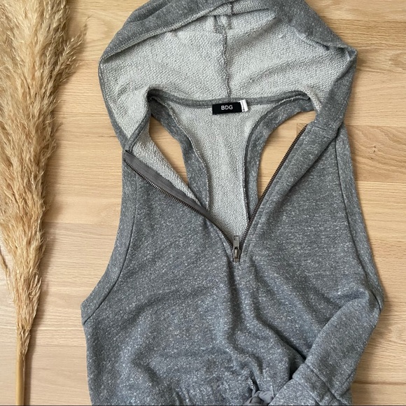 BDG | Terry Fleece Hooded Jumpsuit | Small - Picture 10 of 11